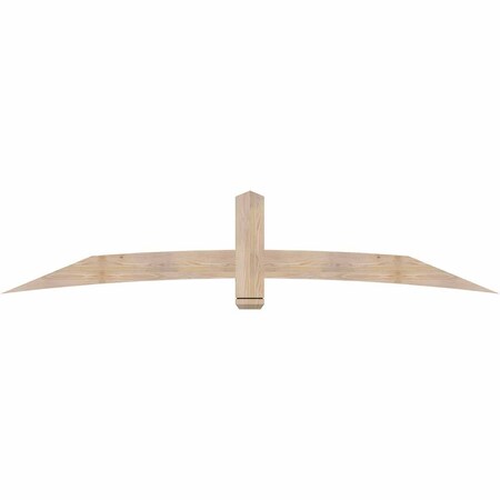 Ekena Millwork Bellingham Smooth Timber Gable Bracket, Douglas Fir, 96"W x 20"H x 1 1/2"D x 5 1/2"F, 5/12 Pitch GBW096X20X0206BEL00SDF